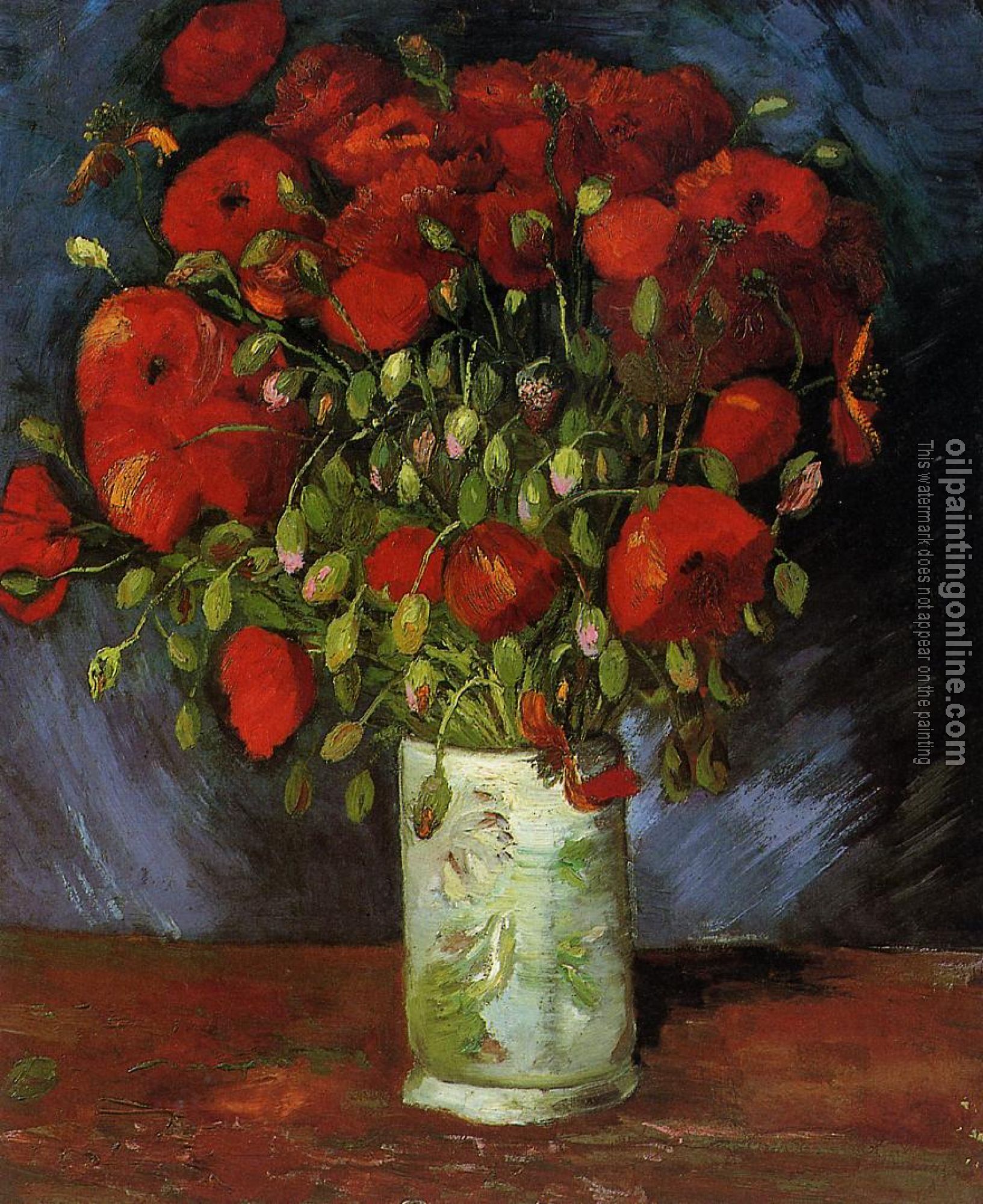 Gogh, Vincent van - Vase with Red Poppies
